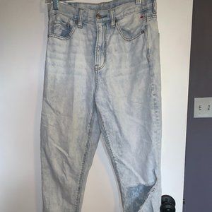 American Eagle Distressed Mom Jeans